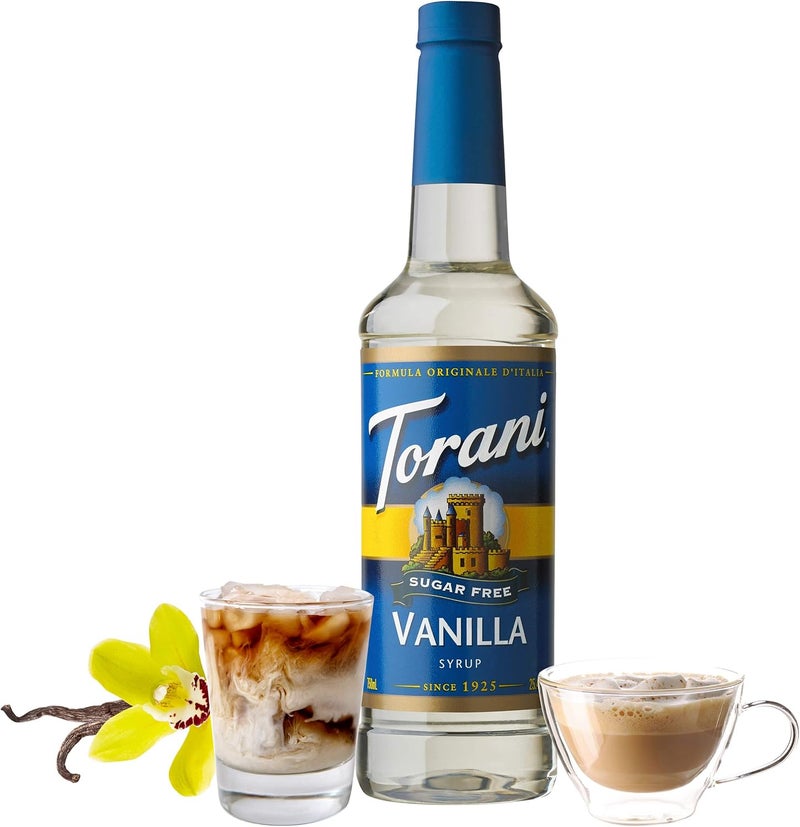 Torani Sugar Free Vanilla Syrup, 25.4 Ounce Bottles, Pack of 4 - Image 3
