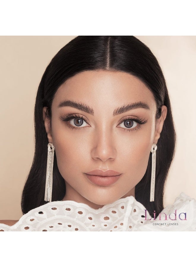 Linda Lenses Linda Monthly Contact Lenses Smoke - Image 2