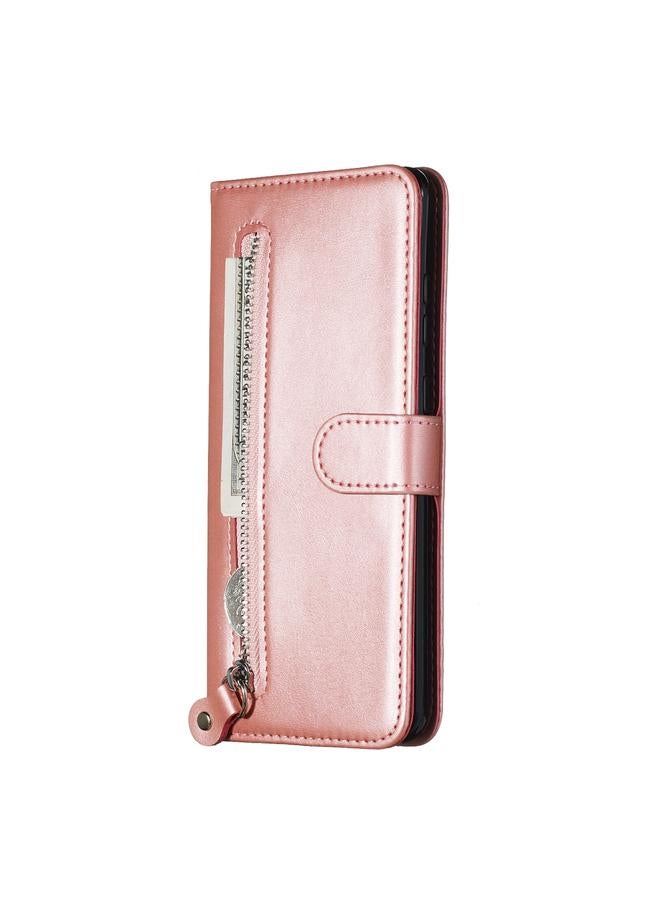 Zaboon Case For Galaxy S20 Ultra Fashion Calf Texture Zipper Horizontal Flip Leather Case with Stand & Card Slots & Wallet Function - Image 4