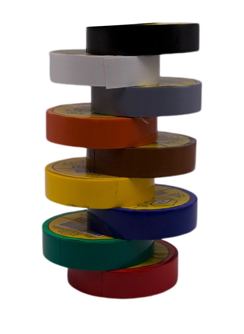 Hi-Tech - Electrical Tape - 50 FT White (Pack of 10) - Image 1