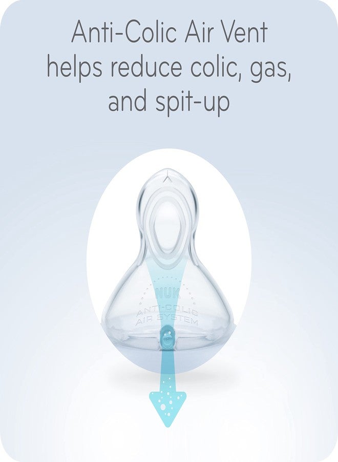 NUK زجاجة حليب نوك بسلاسة مضادة للمغص للأطفال، 5 أونصات، فيل - Image 2