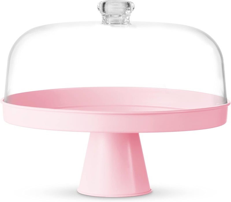 Table Concept Cake Stand, Footed Cake Stand with Lid, Serving Platter, Housewarming Gifts - Image 3