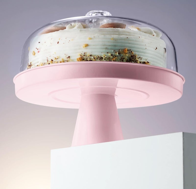 Table Concept Cake Stand, Footed Cake Stand with Lid, Serving Platter, Housewarming Gifts - Image 4