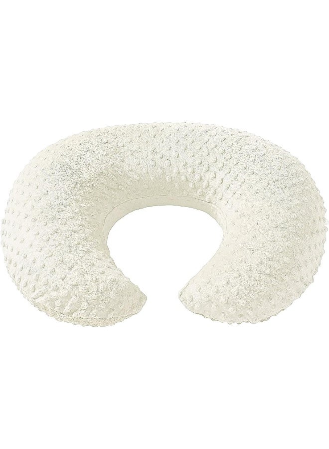 DONOMILO Dots Nursing Pillow Cover, Case Plush Breathable Breastfeeding Pillow Slipcover Fits Nursing Pillow, Super Soft Snug Positioners for Baby Boy Baby Girl (Pristine) - Image 2