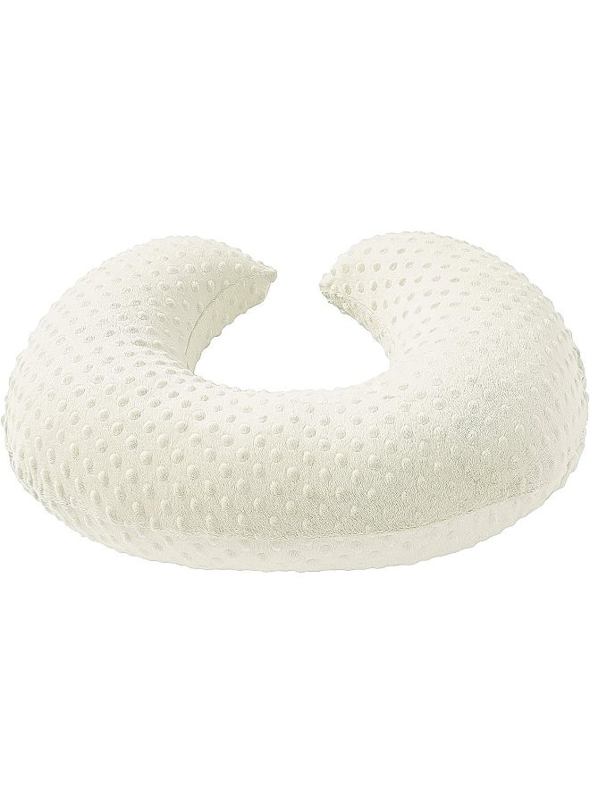 DONOMILO Dots Nursing Pillow Cover, Case Plush Breathable Breastfeeding Pillow Slipcover Fits Nursing Pillow, Super Soft Snug Positioners for Baby Boy Baby Girl (Pristine) - Image 3
