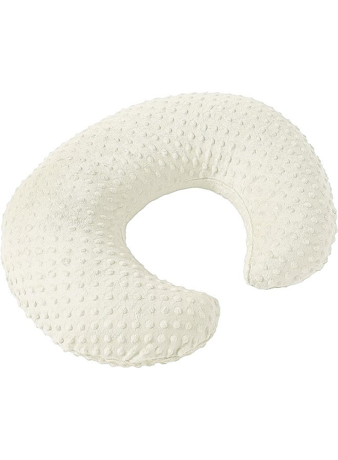 DONOMILO Dots Nursing Pillow Cover, Case Plush Breathable Breastfeeding Pillow Slipcover Fits Nursing Pillow, Super Soft Snug Positioners for Baby Boy Baby Girl (Pristine) - Image 1