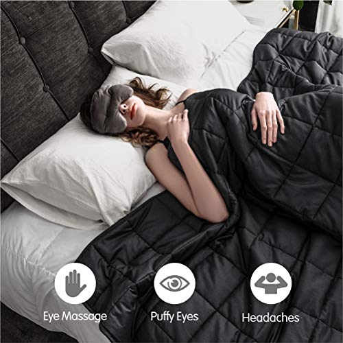 cozy night Cozynight Weighted Sleep Mask-Sleep Eye Mask for Sleeping-Eye Cover That Blocks Out Light to Help Relaxation and Night Sleep-Comfortable Blackout Sleeping Mask 0.8 lbs - Image 5