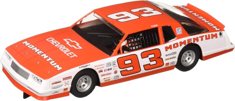 Scalextric Chevrolet Monte Carlo 1986#93 1:32 Slot Race Car C3949, Red & White - Image 1