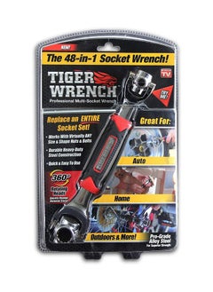 Tiger Wrench Tw-Mc12/4 Ontel 48 Tools In One Socket | Works With Spline Bolts 6-Point 12-Point Torx Square Damaged Bolts And Any Size Standard Or Metric