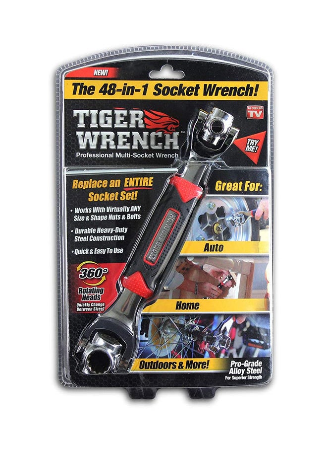 Generic - Tiger Wrench Tw-Mc12/4 Ontel 48 Tools In One Socket | Works With Spline Bolts 6-Point 12-Point Torx Square Damaged Bolts And Any Size Standard Or Metric - Image 1