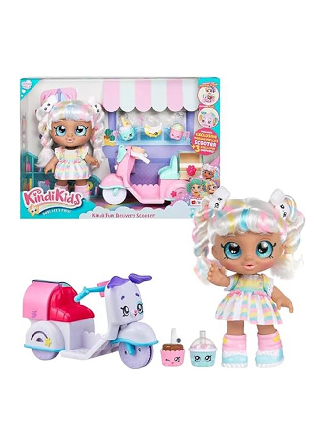 Kindi Kids - Kindi Kids Series 3 Fun Delivery Scooter with Marsha Mello Doll - Image 1