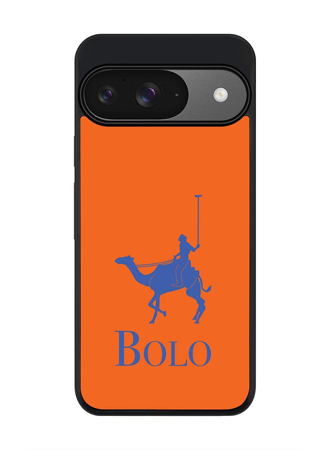 Stylizedd For Google Pixel 9 Case,Slim fit Camera Protection, Shockproof Thin Phone cover - BOLO Orange - Image 1