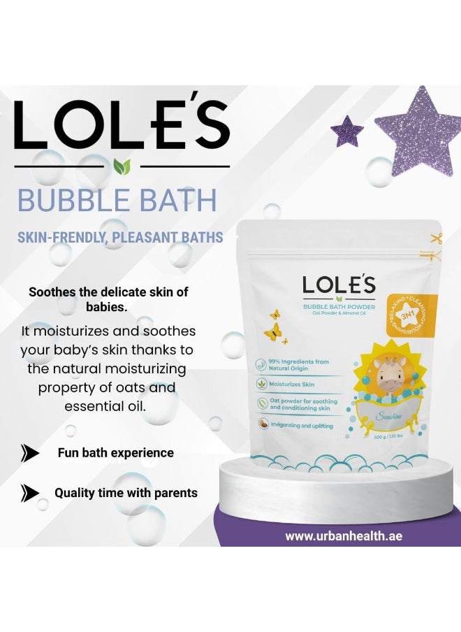 LOLE'S - Lole's Bubble Bath Powder Oat Powder & Almond Oil, 500g - Image 1