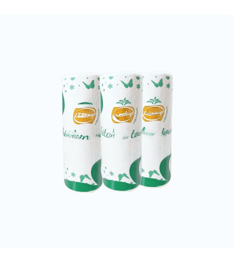 2 Rolls 240 Sections Double Layer Kitchen Paper Towels Ultra High Performance Absorbent Non Greasy For Kitchen Living Room Bedroom Bathroom Christmas Halloween - Image 2