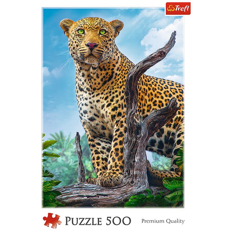 Trefl - Wild Leopard Puzzle 500 Pieces - 37332 - Image 2