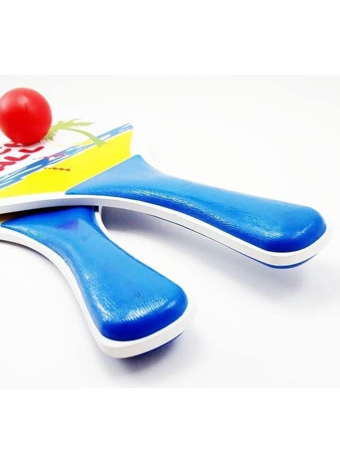QSHOP Beach Paddle Set with Ball Summer Beach Game for Kids and Adults Play on the Beach or Garden - Image 5