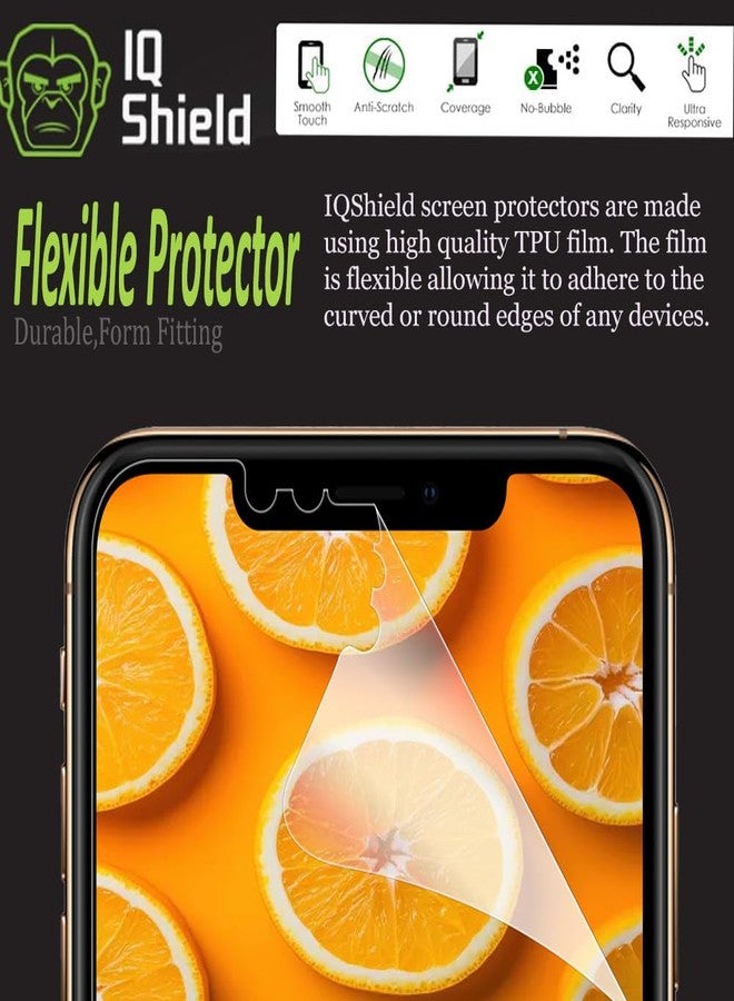 IQShield 2 Pack for Samsung Galaxy S24 Ultra Screen Protector: Clear TPU Film, Bubble-Free Installation, Scratch-Resistant, Case Friendly, HD Clarity for Ultimate Protection Fingerprint Unlock - Image 3