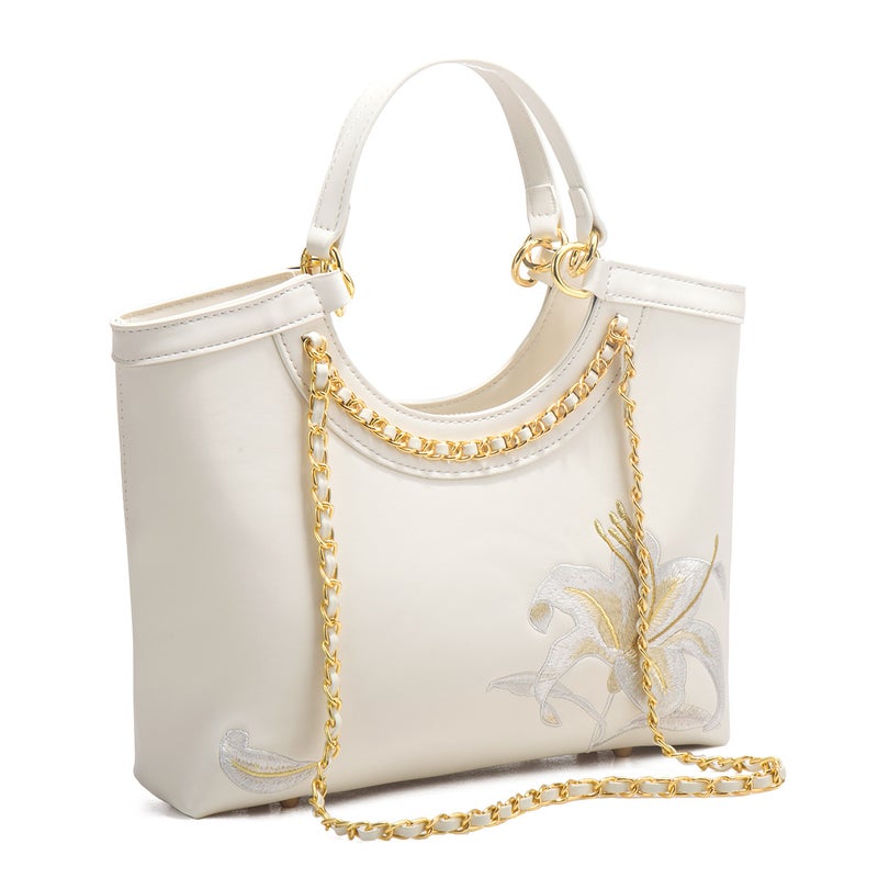 Mother'S Day Gift Embroidered New Chinese-Style Large-Capacity Portable Women'S Mother'S Bag Atmospheric High-End Crossbody Women'S Bag - Image 1