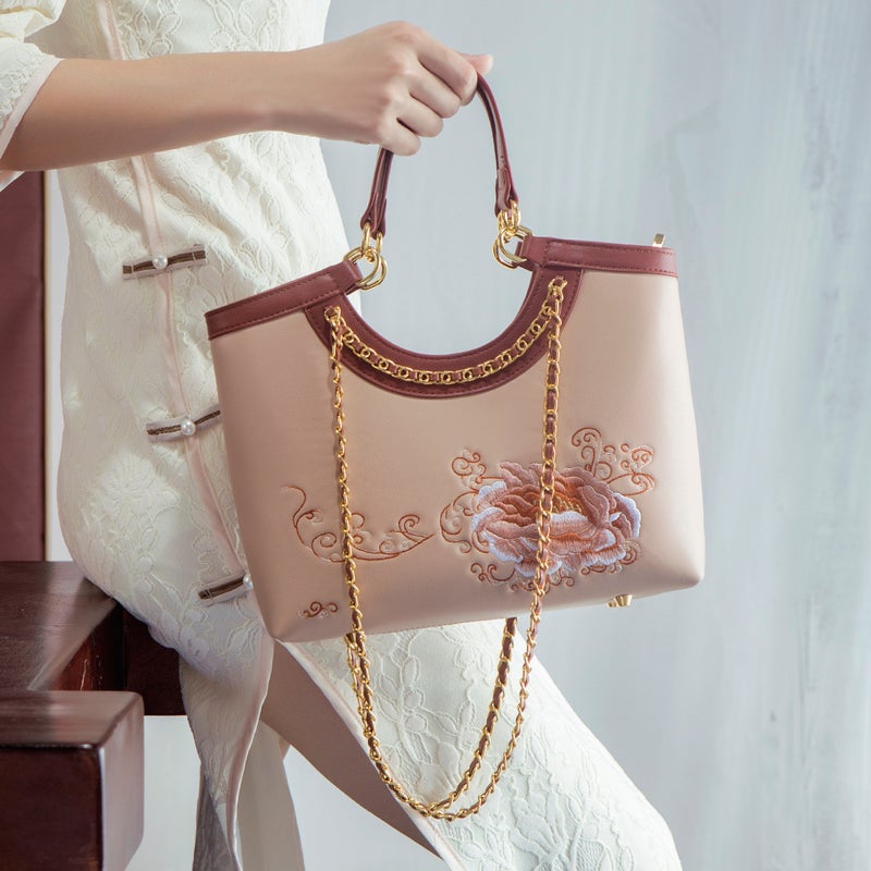 Mother'S Day Gift Embroidered New Chinese-Style Large-Capacity Portable Women'S Mother'S Bag Atmospheric High-End Crossbody Women'S Bag - Image 5