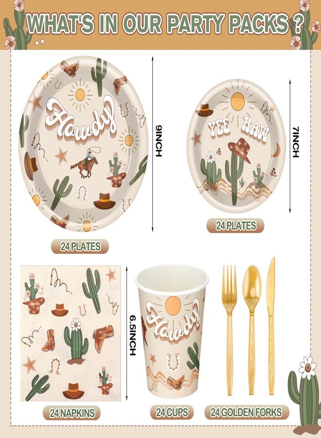 روموا مجموعة روموا المكونة من 168 قطعة من لوازم حفلات أعياد الميلاد بنمط رعاة البقر الغربي، وديكورات حفلات أعياد الميلاد بنمط رعاة البقر، ولوازم حفلات استقبال المولود الجديد بنمط الغرب المتوحش، وأدوات مائدة بنمط الغرب المتوحش - Image 2