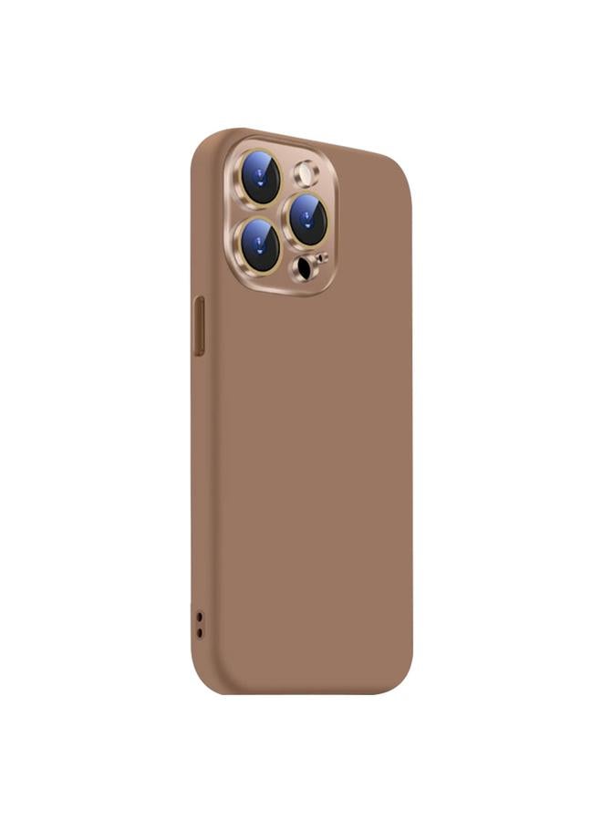اس-توب جراب لهاتف iPhone 15 Pro، غطاء عدسة نانو، جراب هاتف من السيليكون السائل - Image 2