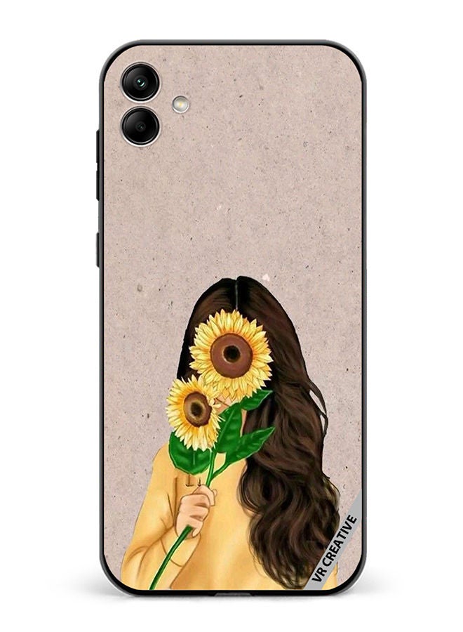 VR CREATIVE Protective Case Cover For Samsung Galaxy A04 Sunflower2 Design Multicolour - Image 1