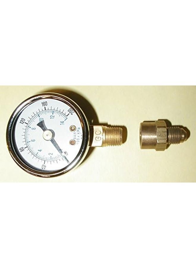 مقياس ضغط وقود حرق النفط بيكيت سانتيك وبستر دانفوس 0-200 رطل لكل بوصة مربعة - Image 4