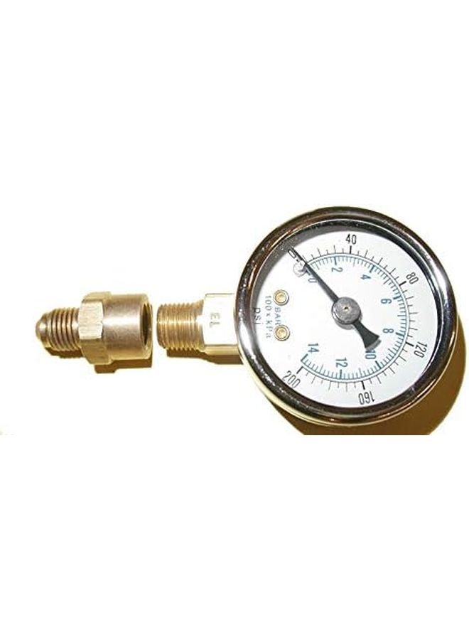 مقياس ضغط وقود حرق النفط بيكيت سانتيك وبستر دانفوس 0-200 رطل لكل بوصة مربعة - Image 1