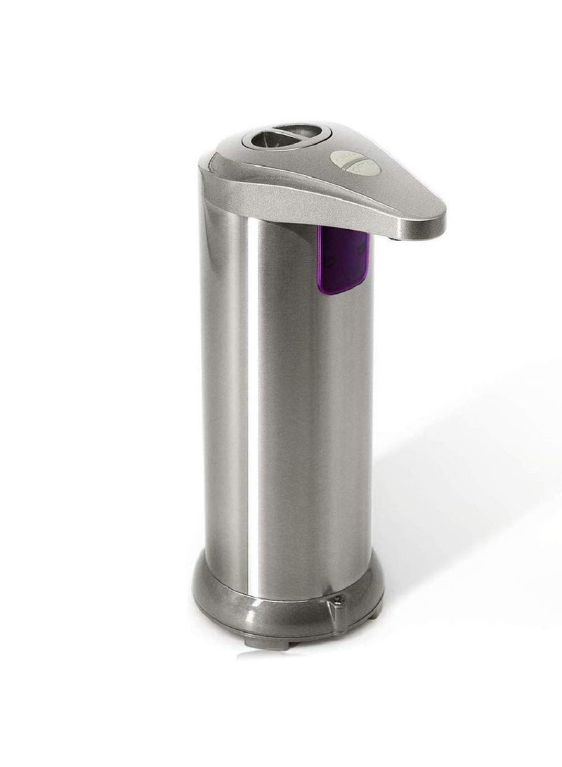 Sweet seven موزع صابون تلقائي بدون لمس - مستشعر حركة بالأشعة تحت الحمراء، من الفولاذ المقاوم للصدأ، موزع صابون يدوي خالي من اللمس، قاعدة مقاومة للماء مطورة - Image 1