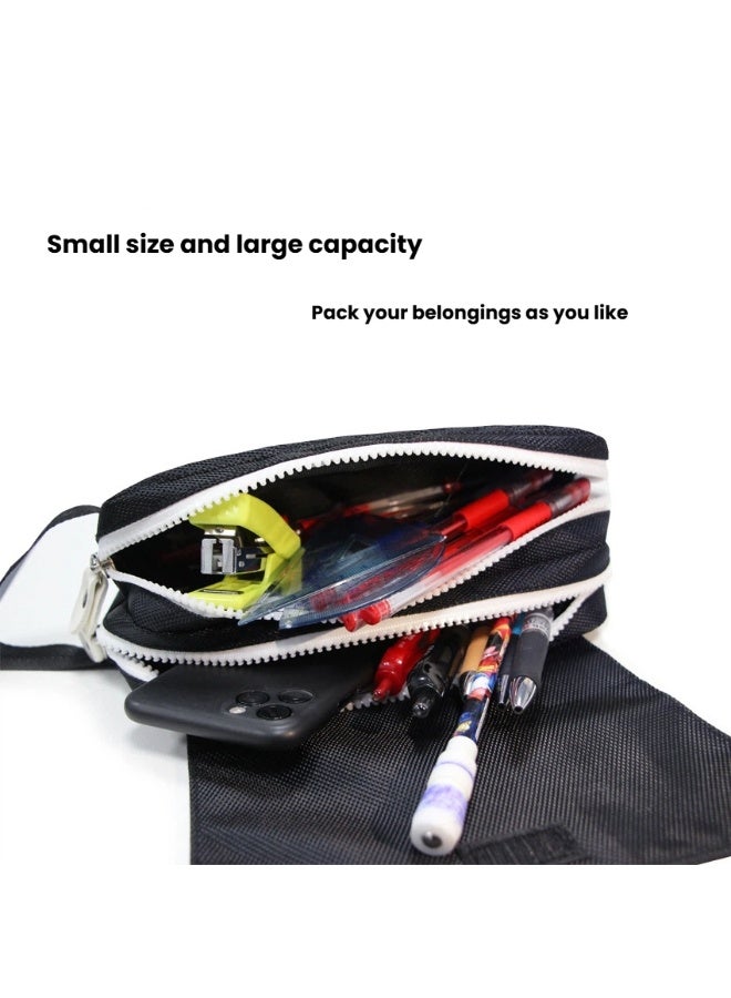 ROBLOX pencil case game cartoon animation double zipper flip student pencil case stationery pencil case - Image 2