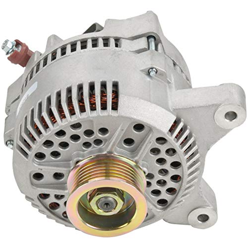 BOSCH AL7537N New Alternator - Compatible with Select Ford Crown Victoria, E-150, E-250, E-350, E-450, E-550, Expedition, Explorer, F-150/250, Mustang, T-Bird; Mercury Marquis, Mountaineer +More; 130A - Image 1