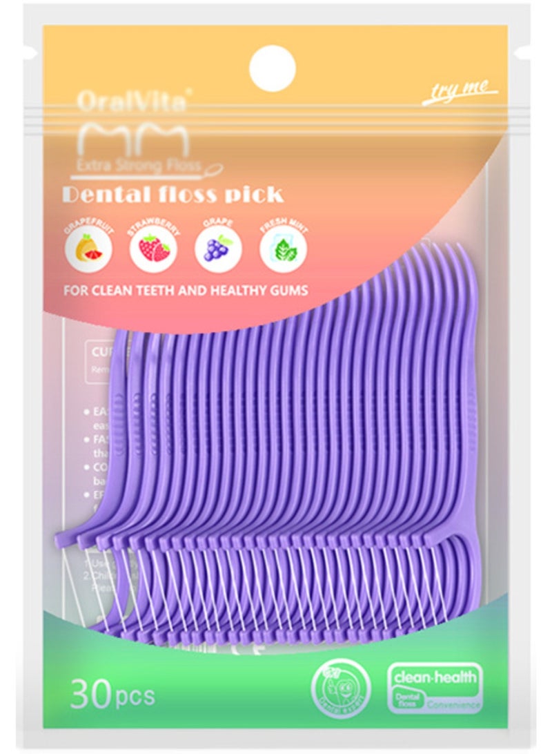 300pcs خيط محمول ، تنظيف الأسنان ، خيط الأسنان بدون استخدام غير متكافئ ، خيط ناعم ورقيق للفواكه للأسنان واللثة النظيفة - Image 4