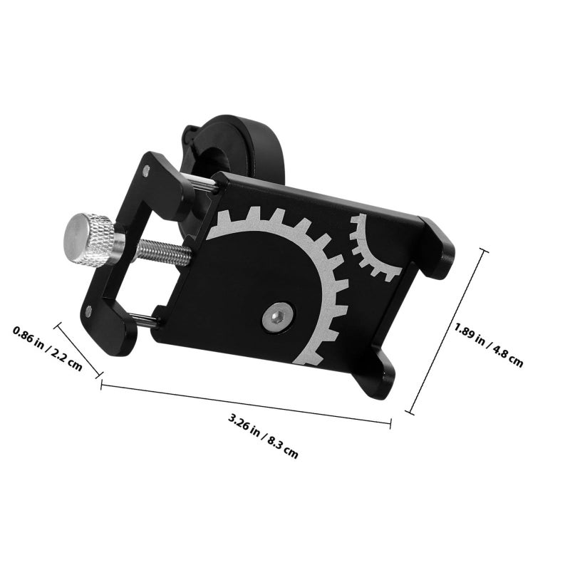 Universal Aluminum Alloy Bike Phone Mount Holder For Motorcycle Bicycle Electric Scooter Navigation - Image 3