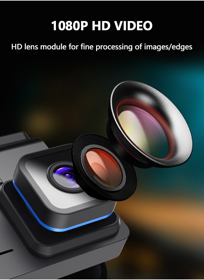 CAFELE - Dash Cam, 2 Channel Dash Cam,WiFi 1080P Dash Cam Front and Inside, Dash Camera with Wide Angle, 24Hr Parking,Auto Safety Driving Recorder - Image 1