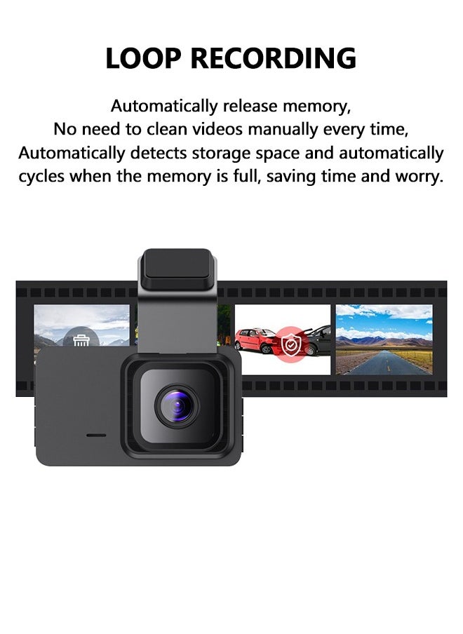 CAFELE - Dash Cam, 2 Channel Dash Cam,WiFi 1080P Dash Cam Front and Inside, Dash Camera with Wide Angle, 24Hr Parking,Auto Safety Driving Recorder - Image 1