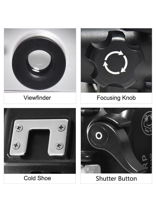 HolaFoto Seafrogs 40m/130ft Waterproof housing Underwater Case for Canon EOS RP W/ EF 16-35mm for Diving Underwater Photography - Image 3