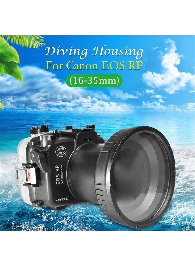 HolaFoto Seafrogs 40m/130ft Waterproof housing Underwater Case for Canon EOS RP W/ EF 16-35mm for Diving Underwater Photography - Image 4
