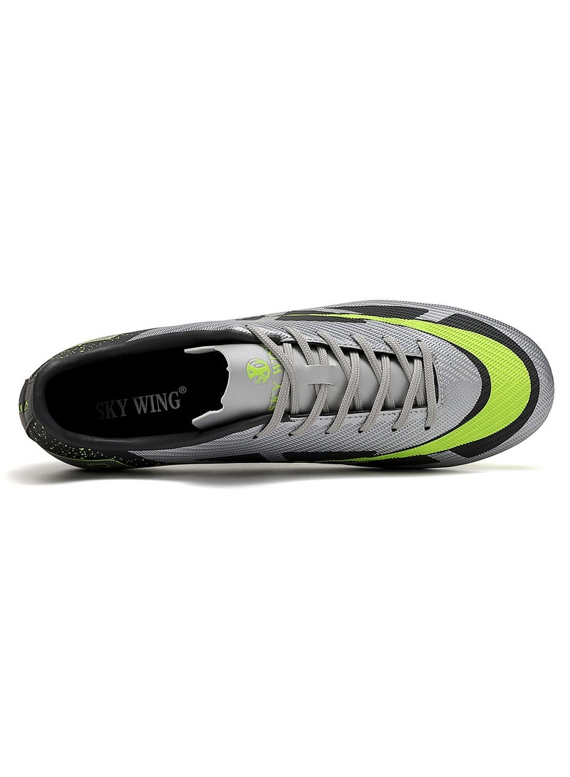 SKY WING Football Cleats Unisex,Indoor Outdoor Low Top Soccer Shoes For Men And Women Lightweight Shock Resistant Training Boots Professional Turf Shoes Sport Athletic Ground Football Boots  - Image 5