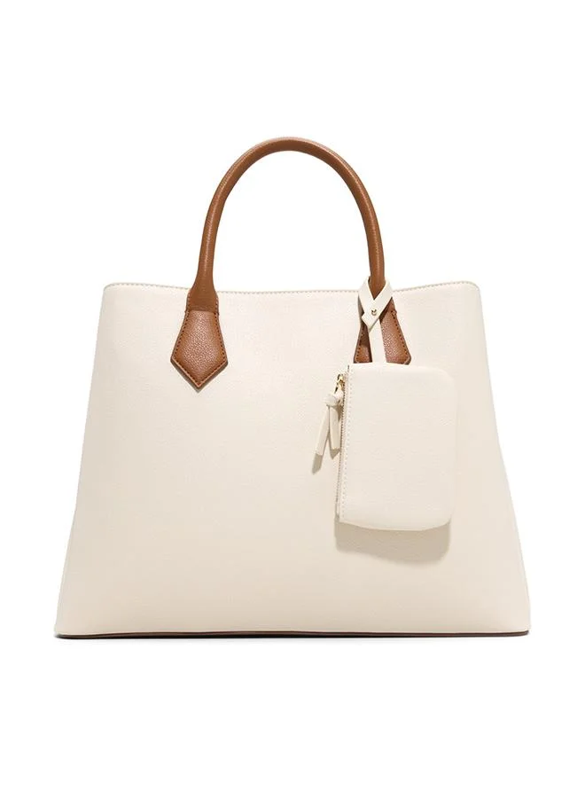 كول ات سبرنج Charlottee Ladies Beige Satchel Bag