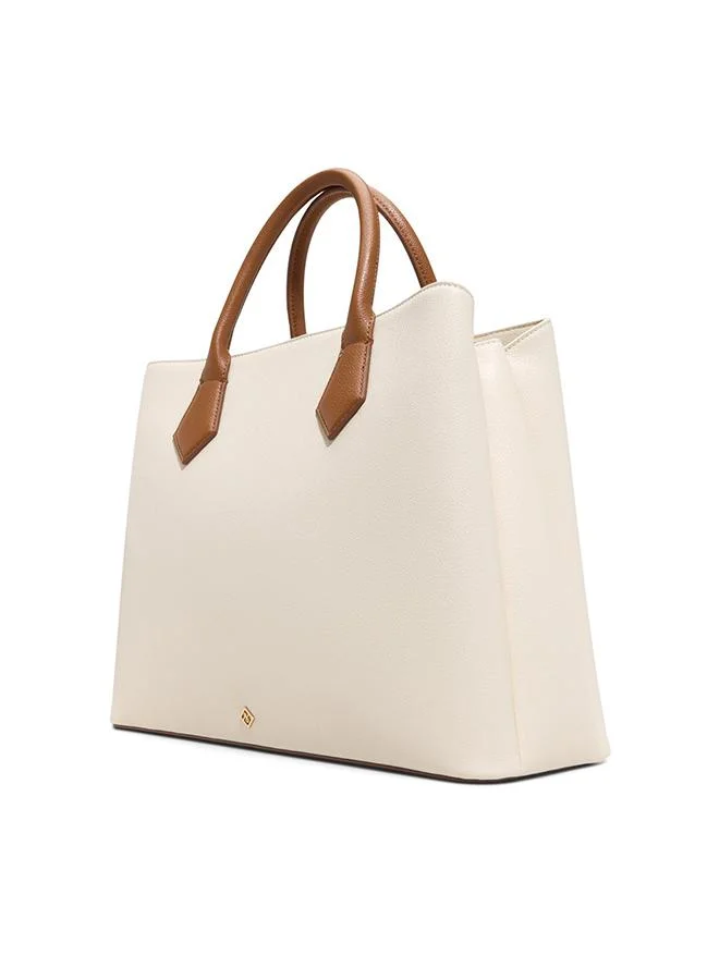 كول ات سبرنج Charlottee Ladies Beige Satchel Bag