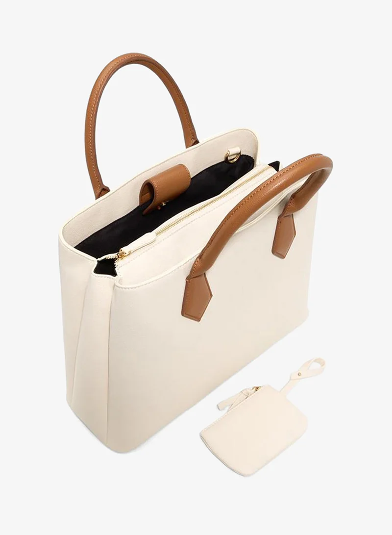 Call it Spring  Charlottee Ladies Beige Satchel Bag for Women | Best Price UAE