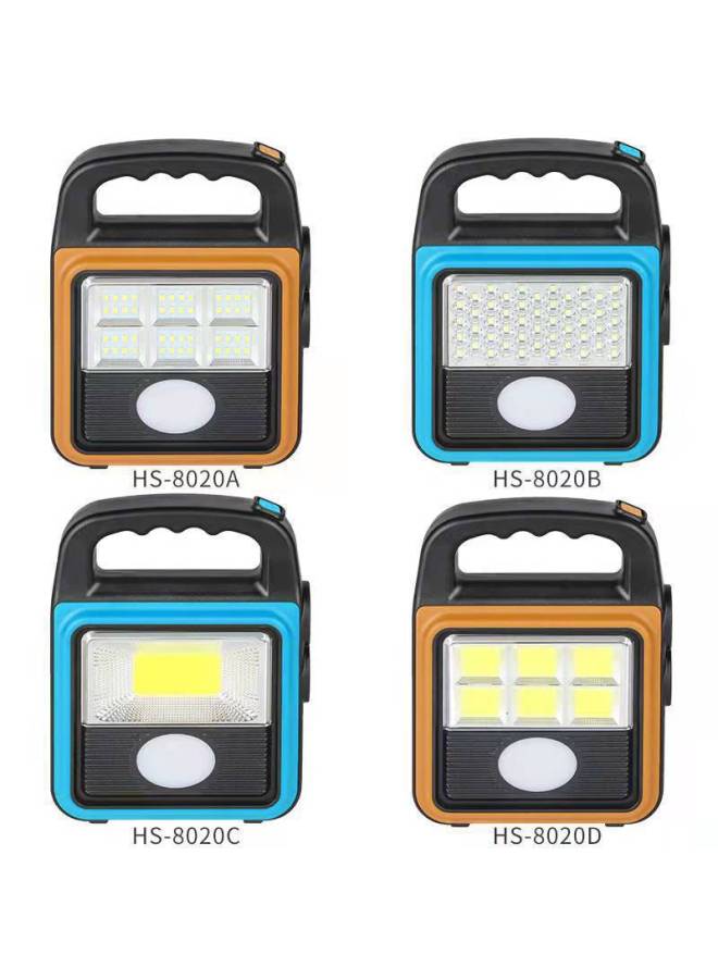 Solar Rechargeable Led Outdoor Lighting Household Flood Light Camping Light Steam Maintenance Work Light Emergency Light
