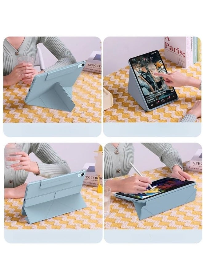 general Tablet Case Compatible with Huawei MatePad 11.5 inch (2025), Lightweight Ultra-Thin Y-Fold Leather Case, Multi-Angle Stand Anti-Drop Shockproof Soft TPU Back Cover - Image 2