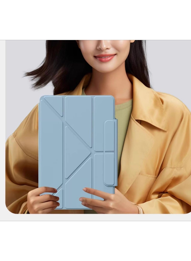 general Tablet Case Compatible with Huawei MatePad 11.5 inch (2025), Lightweight Ultra-Thin Y-Fold Leather Case, Multi-Angle Stand Anti-Drop Shockproof Soft TPU Back Cover - Image 5