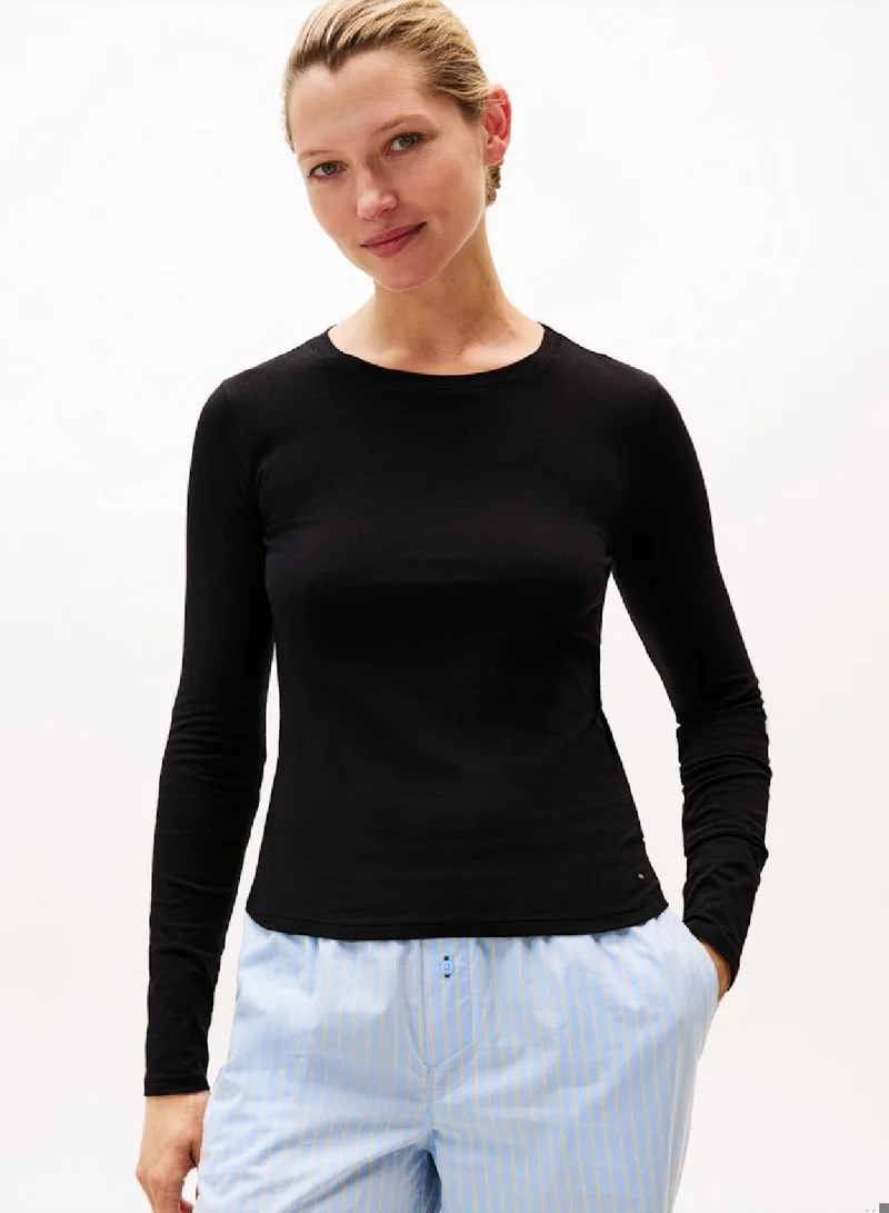 TOMMY JEANS Linear Logo Embroidery Kangaroo Pocket Hoody