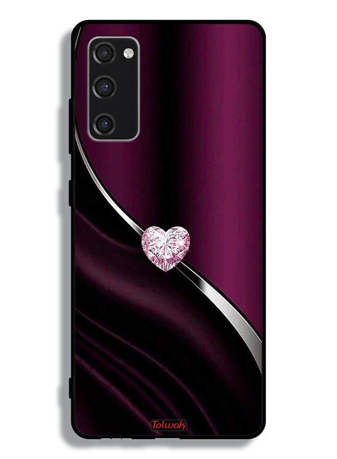 Tolwak Samsung Galaxy S20 FE Protective Case Cover Diamond Heart - Image 2