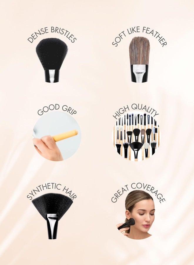 Allure Classic ACK - 05 Makeup Brush Set - Pack Of 5 Face & Eye Makeup Brushes - Image 3