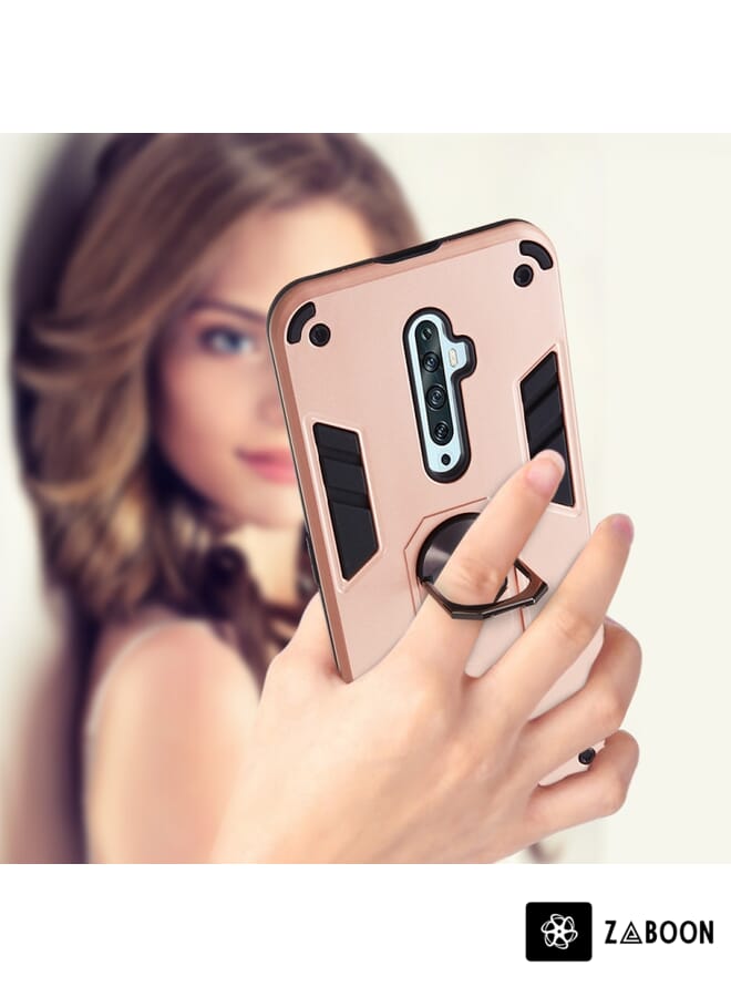 Zaboon Protective Case Cover For OPPO Reno2 Z & Reno2 F 2 in 1 Armour Series PC + TPU Protective Case with Ring Holder - Image 5