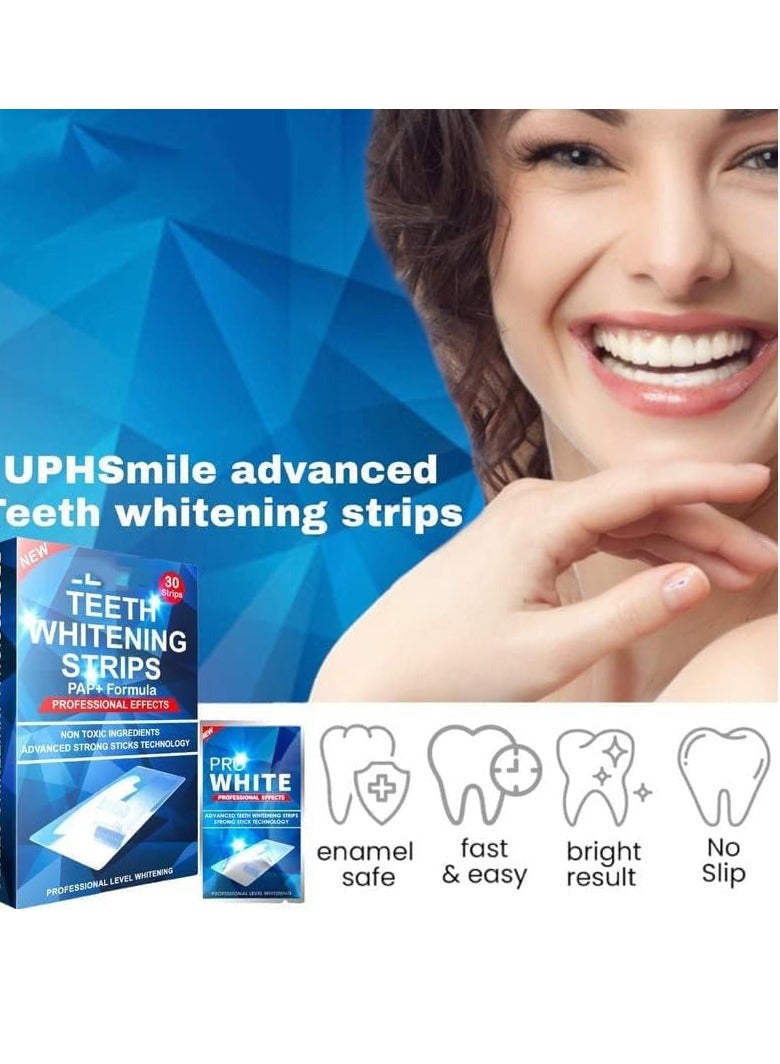 Zikra Premium Teeth Whitening Strips 28 Peroxide Free Strips Non-Sensitive Teeth Whitening Removes Deep Stains Teeth Teeth Whitening Strips, Tooth Whitening Kits, at Home Teeth whitening Strips - Image 2