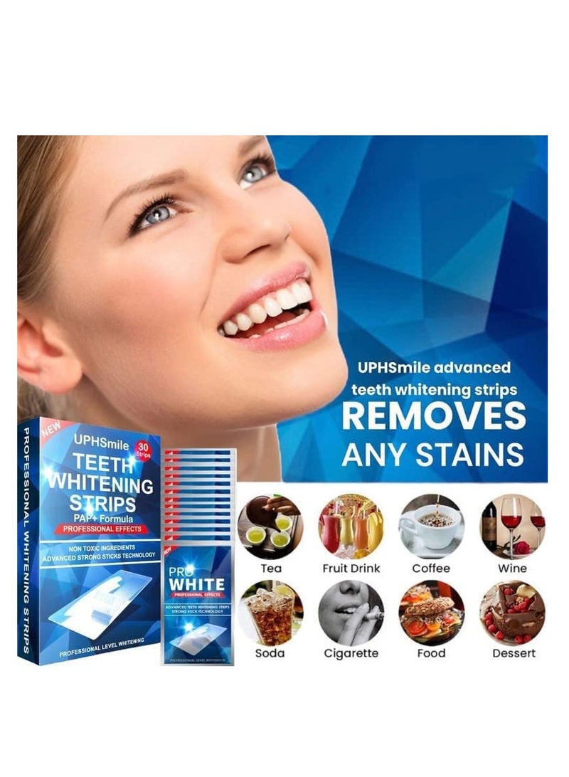 Zikra Premium Teeth Whitening Strips 28 Peroxide Free Strips Non-Sensitive Teeth Whitening Removes Deep Stains Teeth Teeth Whitening Strips, Tooth Whitening Kits, at Home Teeth whitening Strips - Image 3